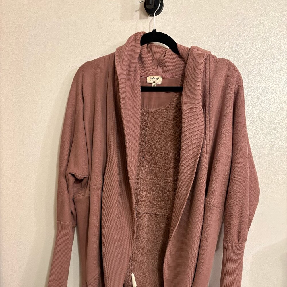 Wilfred Mauve Studded Oversized Cardigan XS